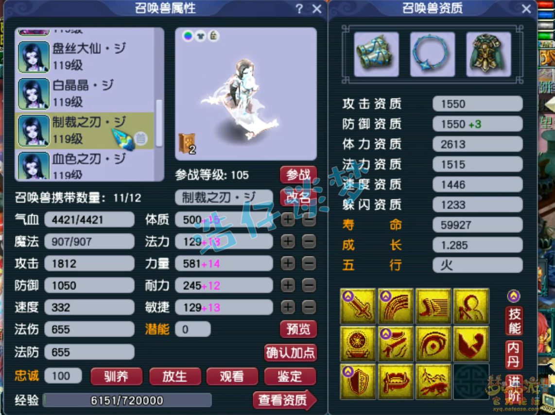 梦幻西游九黎城109级装备展示图