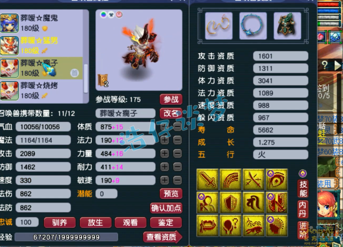 梦幻西游狮驼岭装备展示图175级