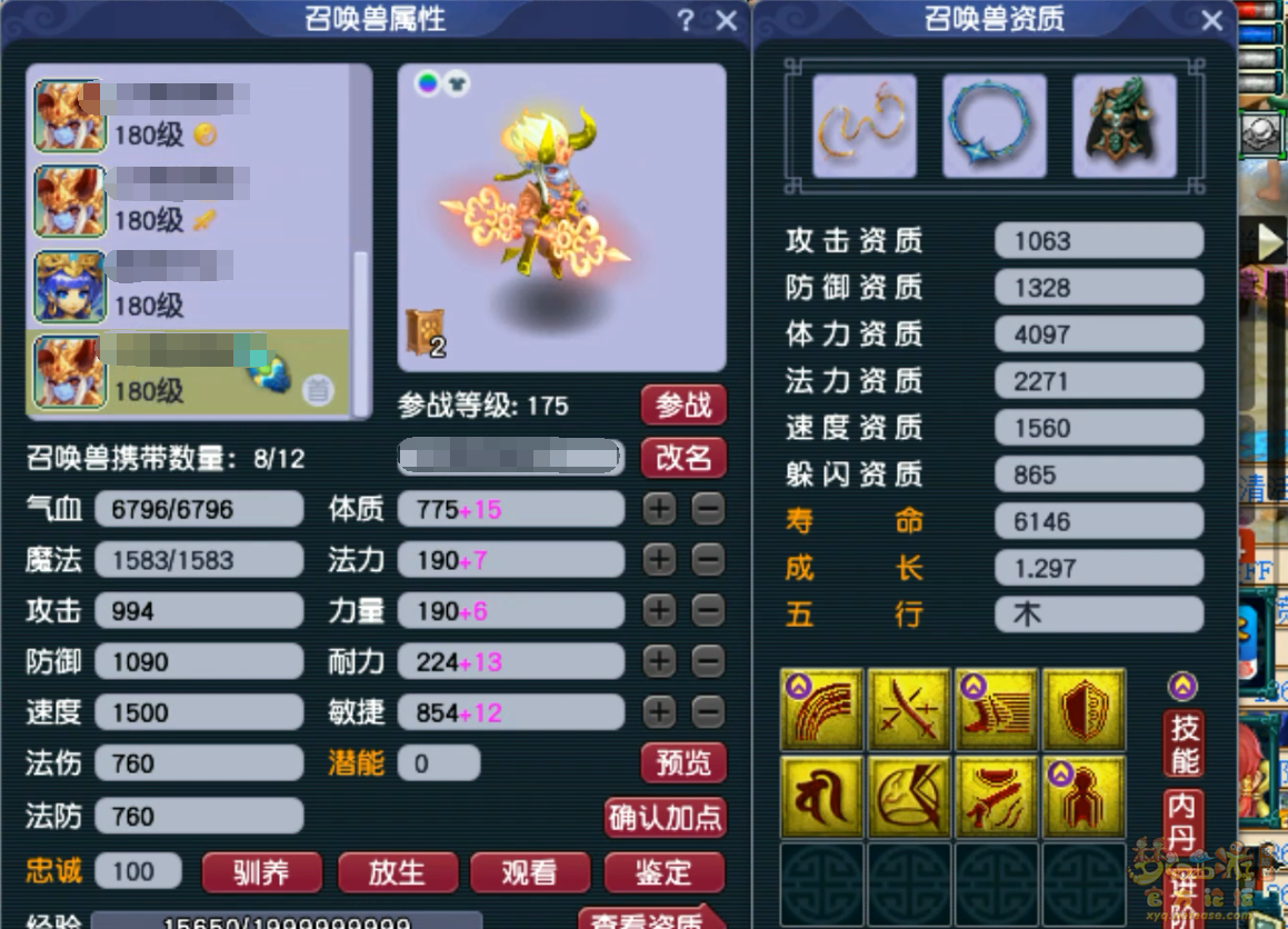 梦幻西游175级服战九黎城装备展示图