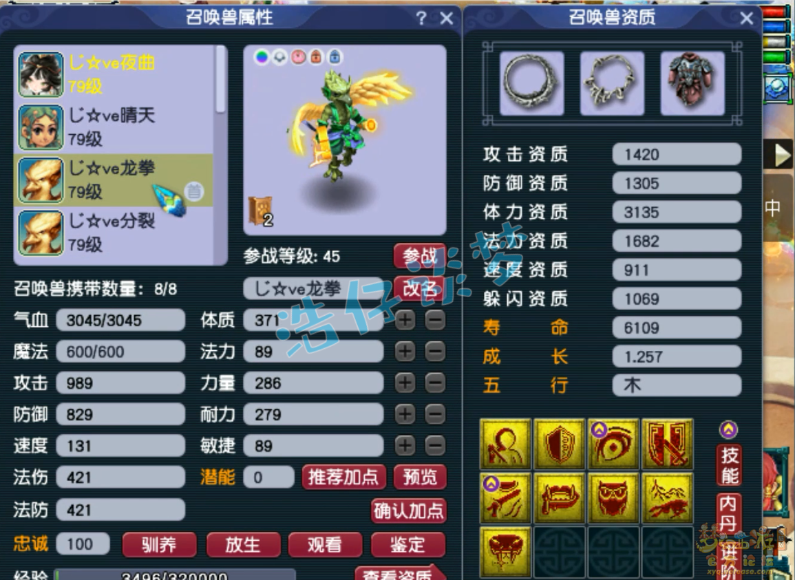 梦幻西游69级无底洞装备展示图