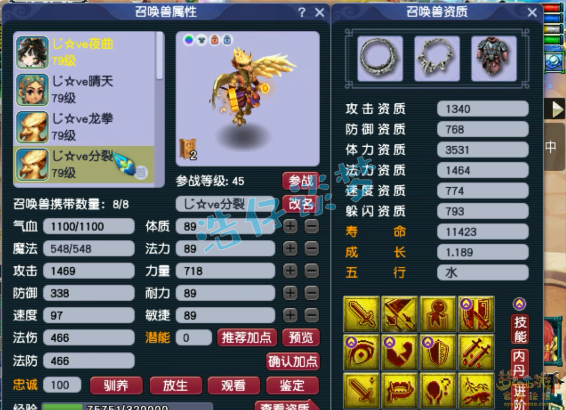 梦幻西游69级无底洞装备展示图