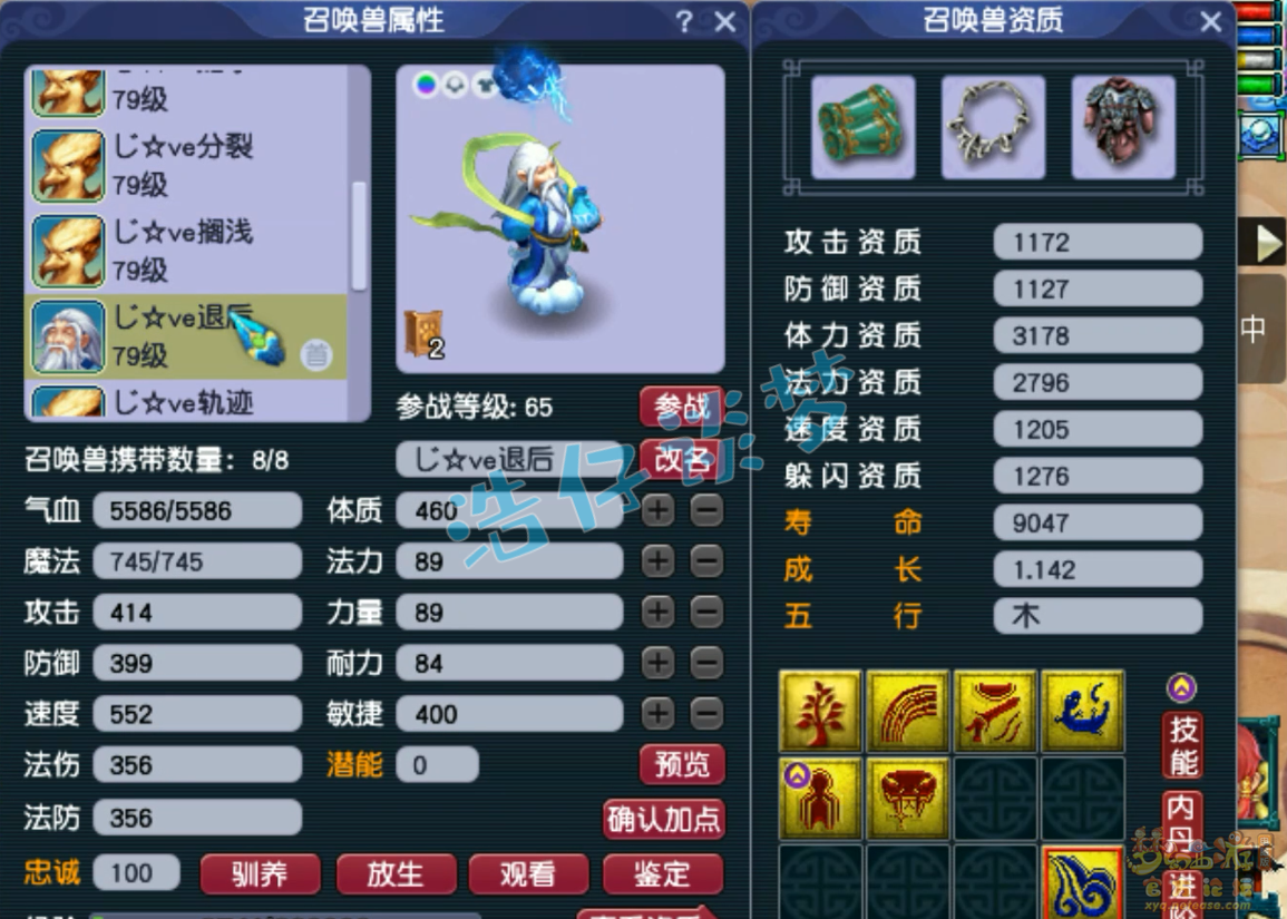 梦幻西游69级无底洞装备展示图