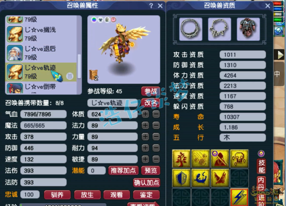 梦幻西游69级无底洞装备展示图