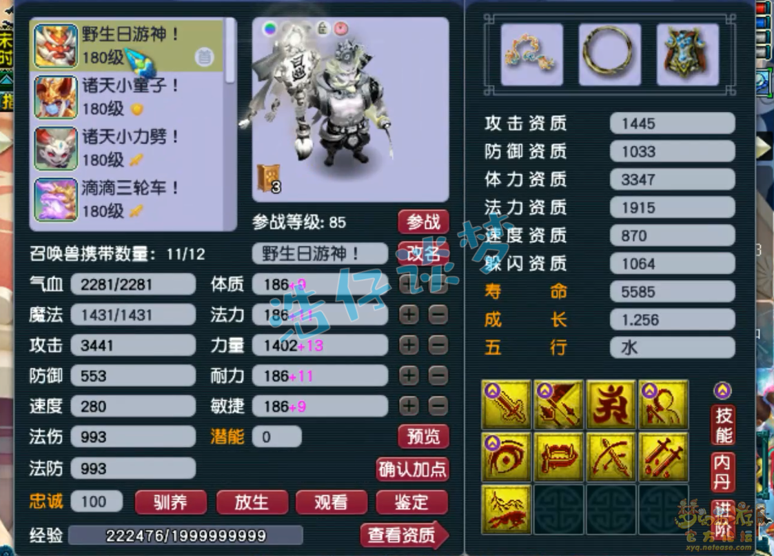 梦幻西游175级虎贲大唐装备展示图