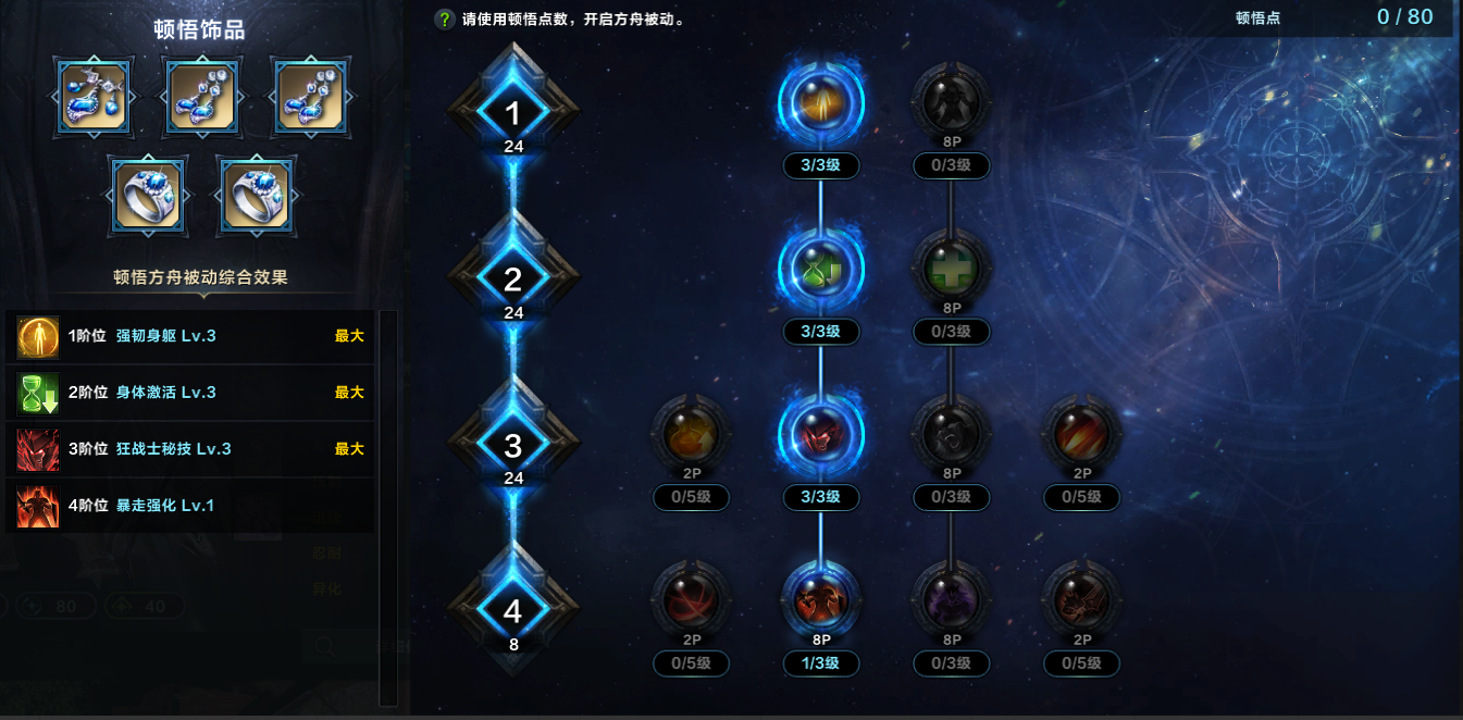 命运方舟狂战士狂战士秘技职业特性加点攻略