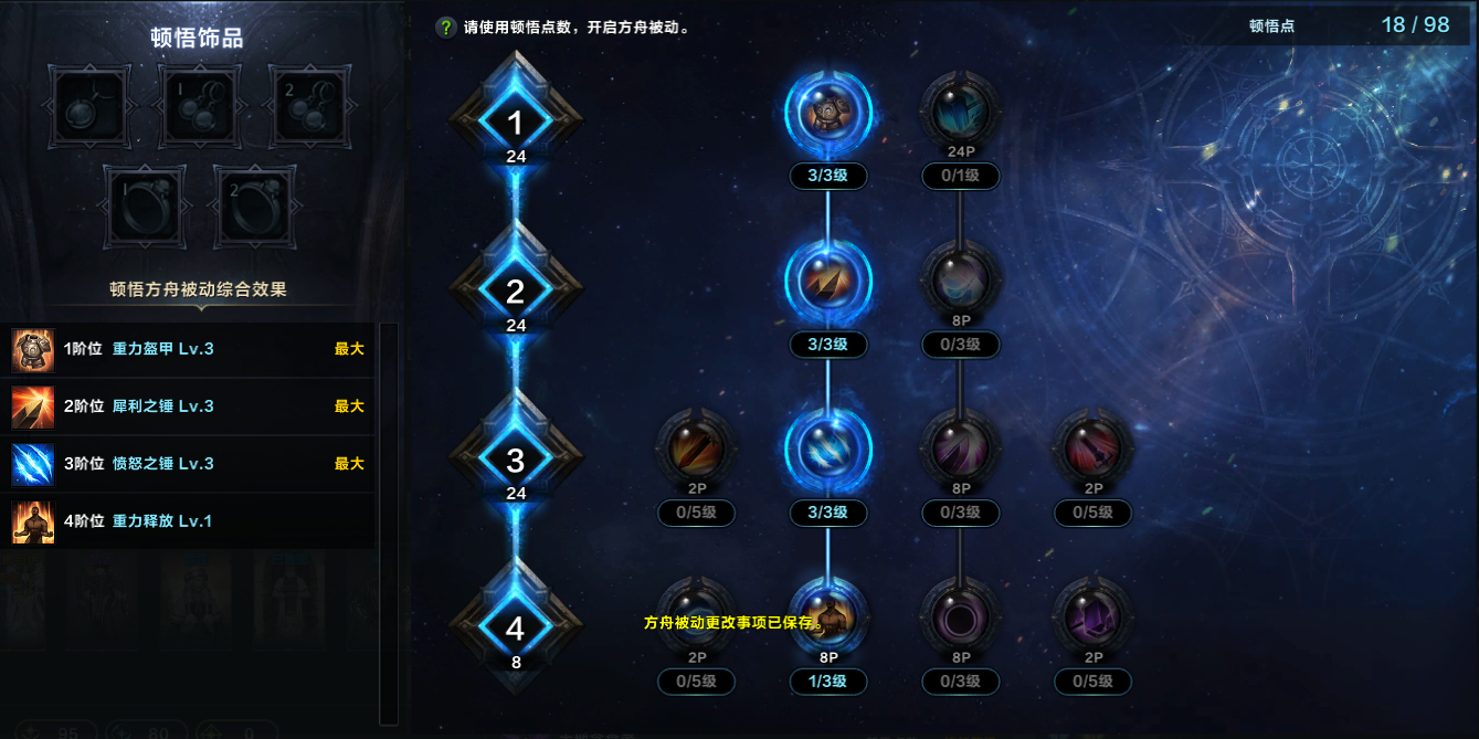 命运方舟毁灭者愤怒之锤职业特性加点攻略