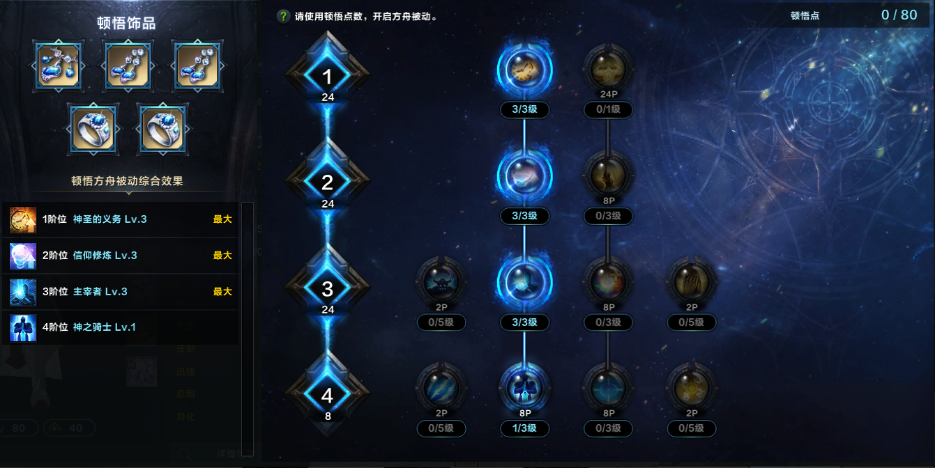 命运方舟圣骑士裁决许可职业特性加点攻略