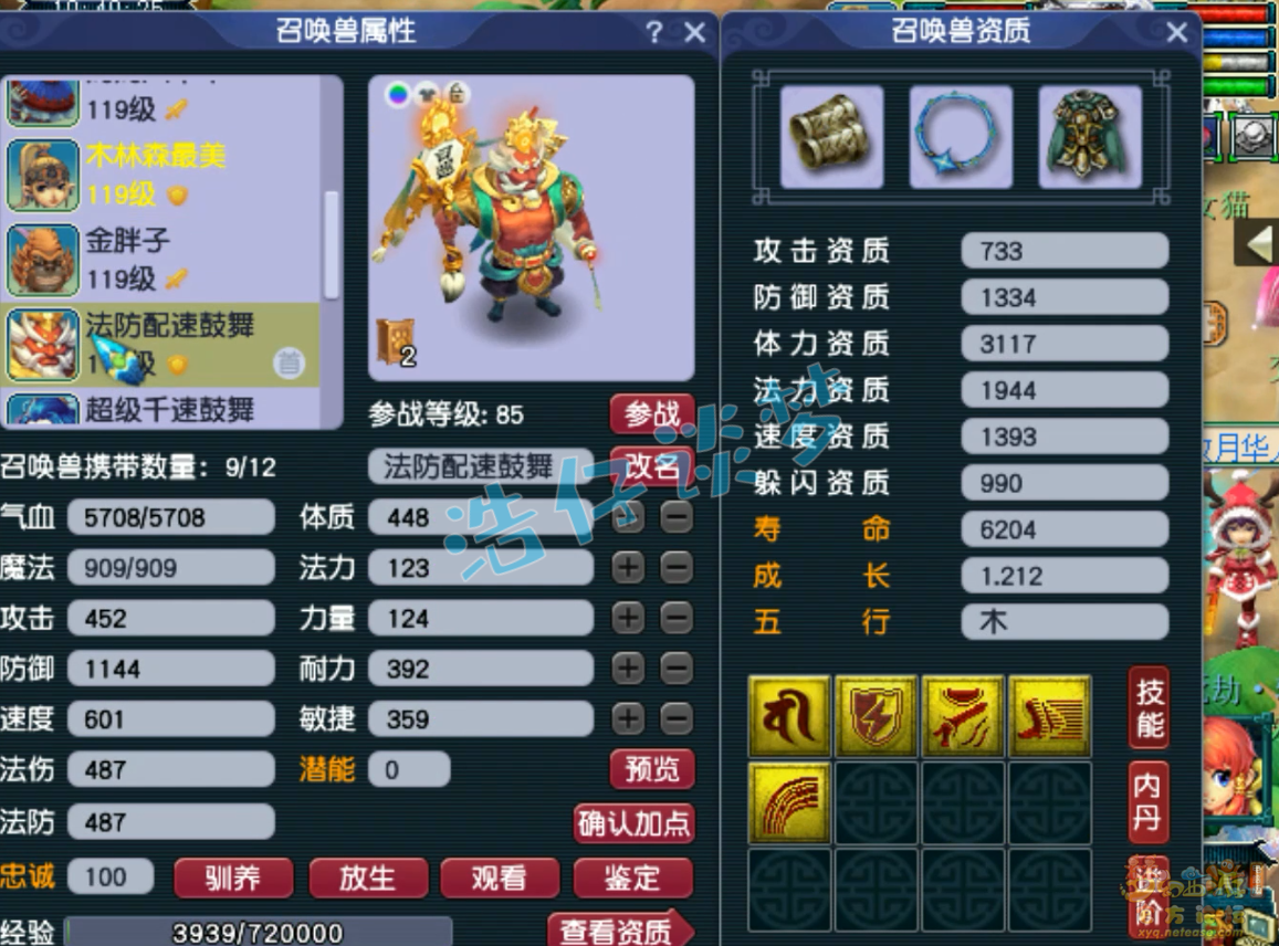 梦幻西游109花果山百套装备展示图