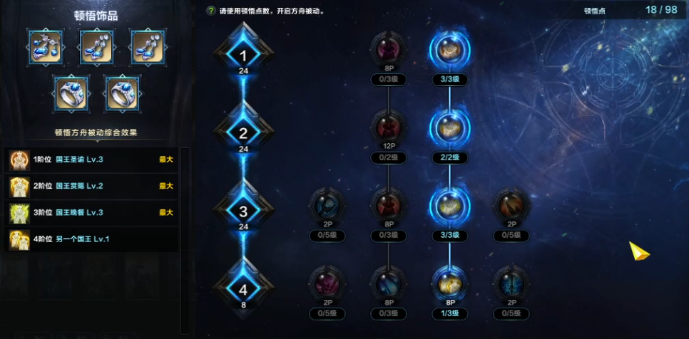 命运方舟卡牌大师国王圣谕职业特性加点攻略