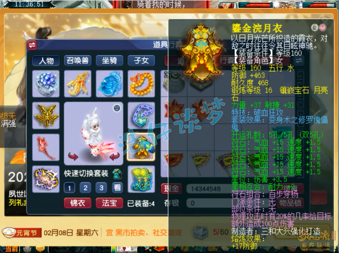 梦幻西游175力普陀装备展示图