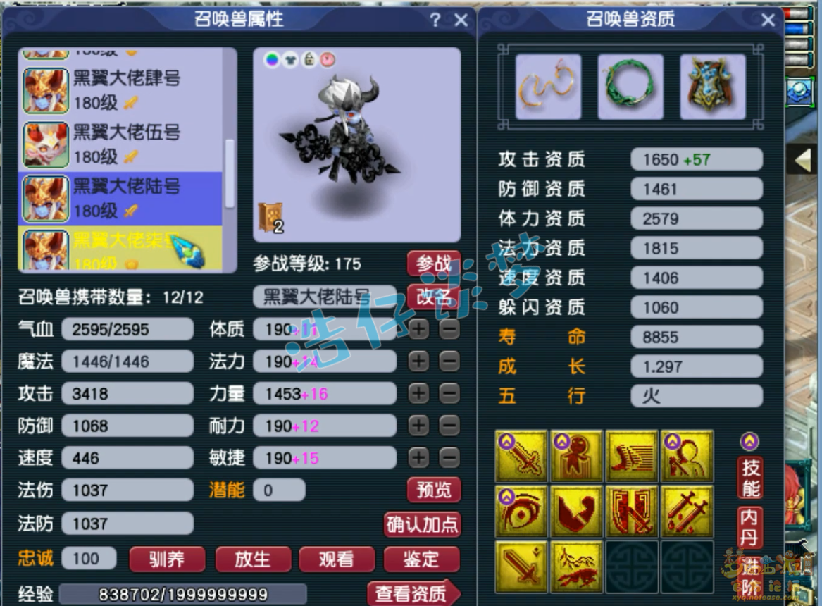 梦幻西游175力普陀装备展示图