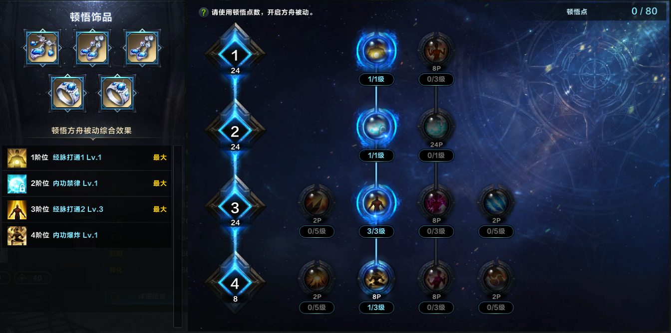 命运方舟气功师经脉打通职业特性加点攻略