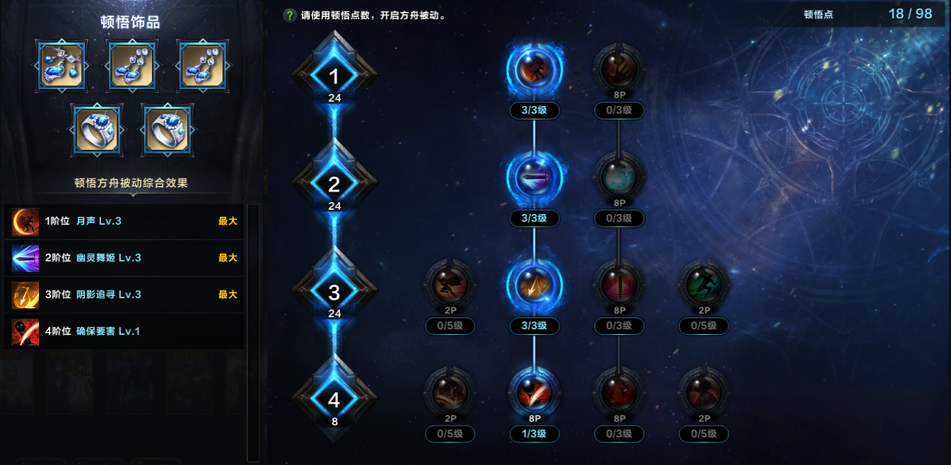 命运方舟暗影月声职业特性加点攻略