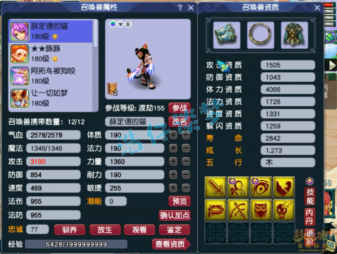 梦幻西游175级联赛化生寺装备展示图