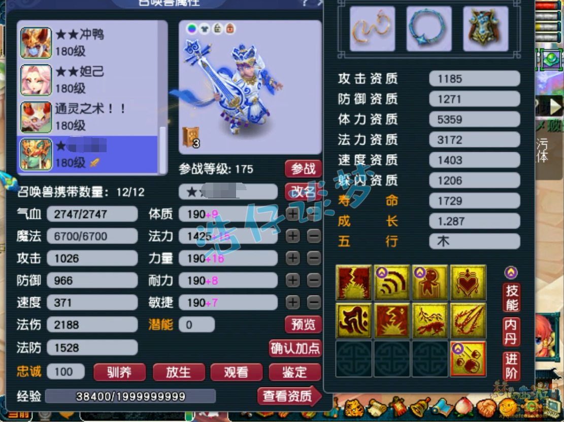 梦幻西游175级联赛化生寺装备展示图