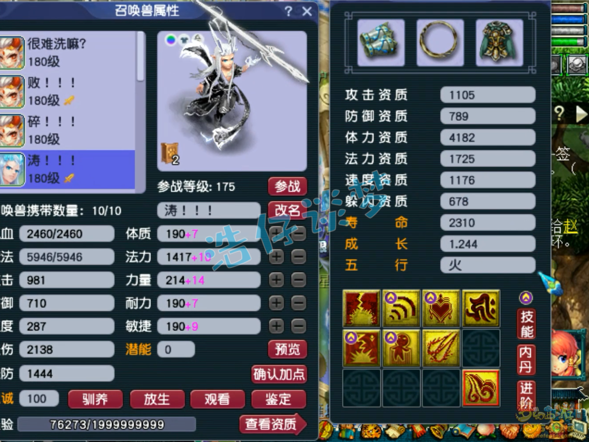 梦幻西游狮驼岭装备175级展示图