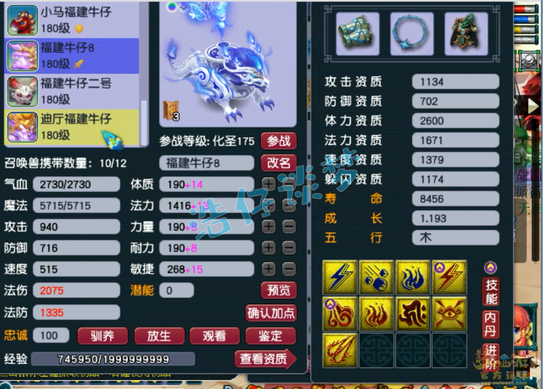 梦幻西游服战五庄观装备展示图175级