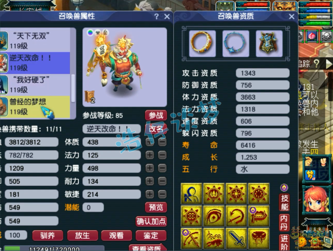 梦幻西游109级狮驼岭装备展示图