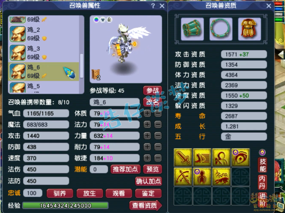 梦幻西游59级天宫装备展示图