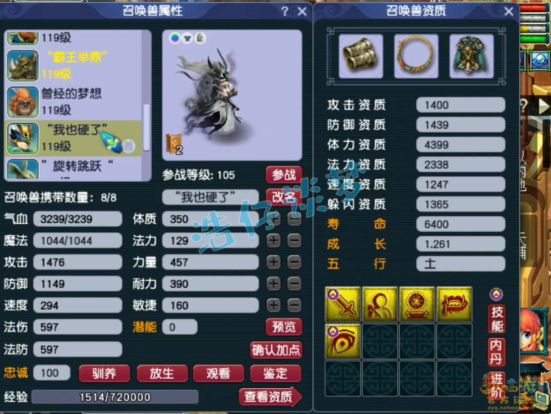 梦幻西游109力化生装备展示图