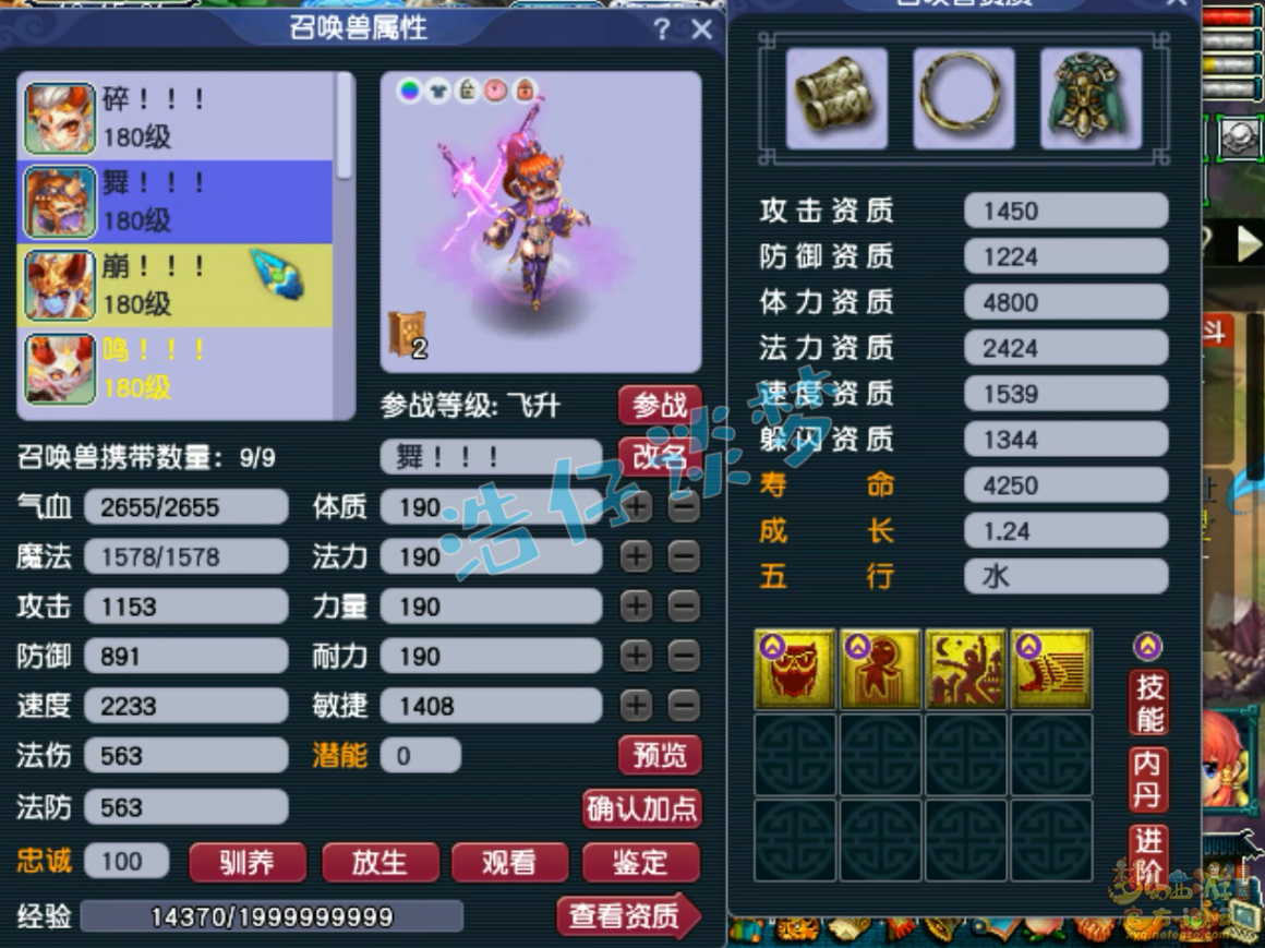 梦幻西游175级三攻狮驼岭装备展示图