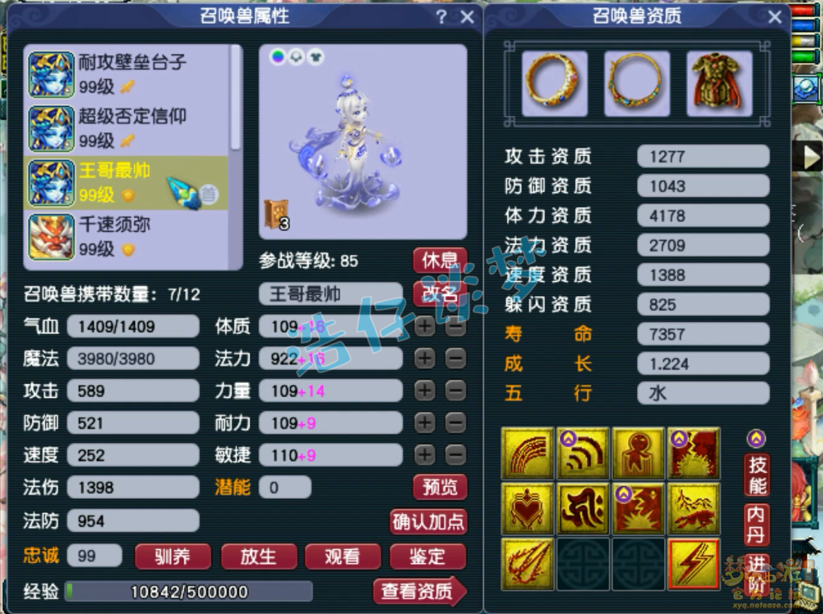 梦幻西游89级化生寺装备展示图