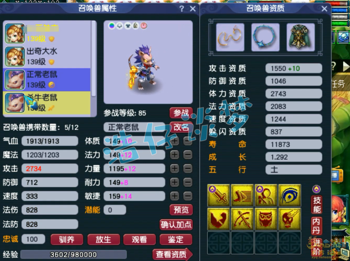 梦幻西游竞速神木林装备展示129级