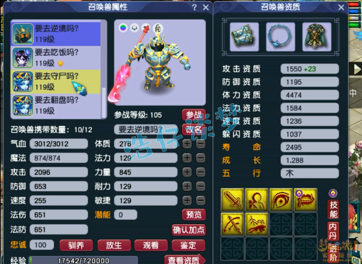 梦幻西游109级卡速方寸山装备展示图