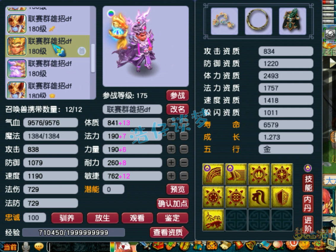 梦幻西游服战化生寺装备展示图175级