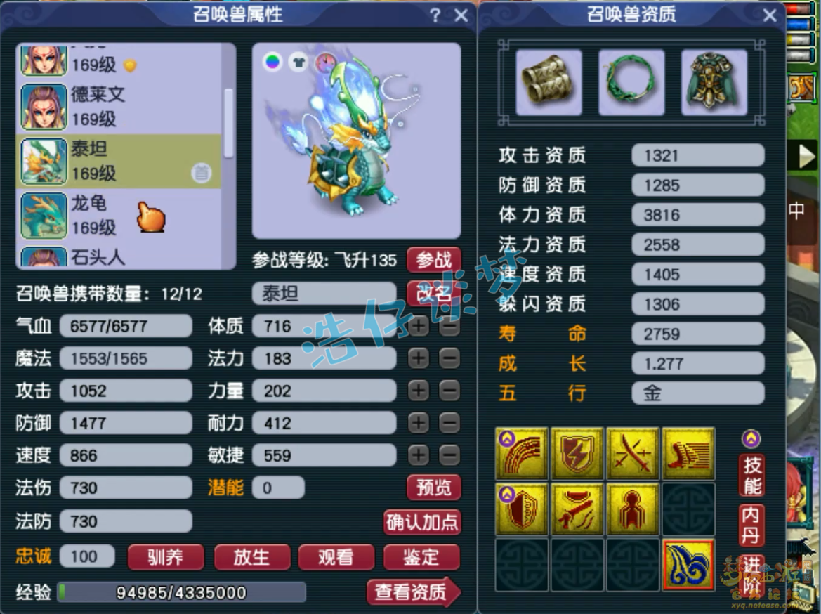 梦幻西游159级骷髅大唐装备展示图