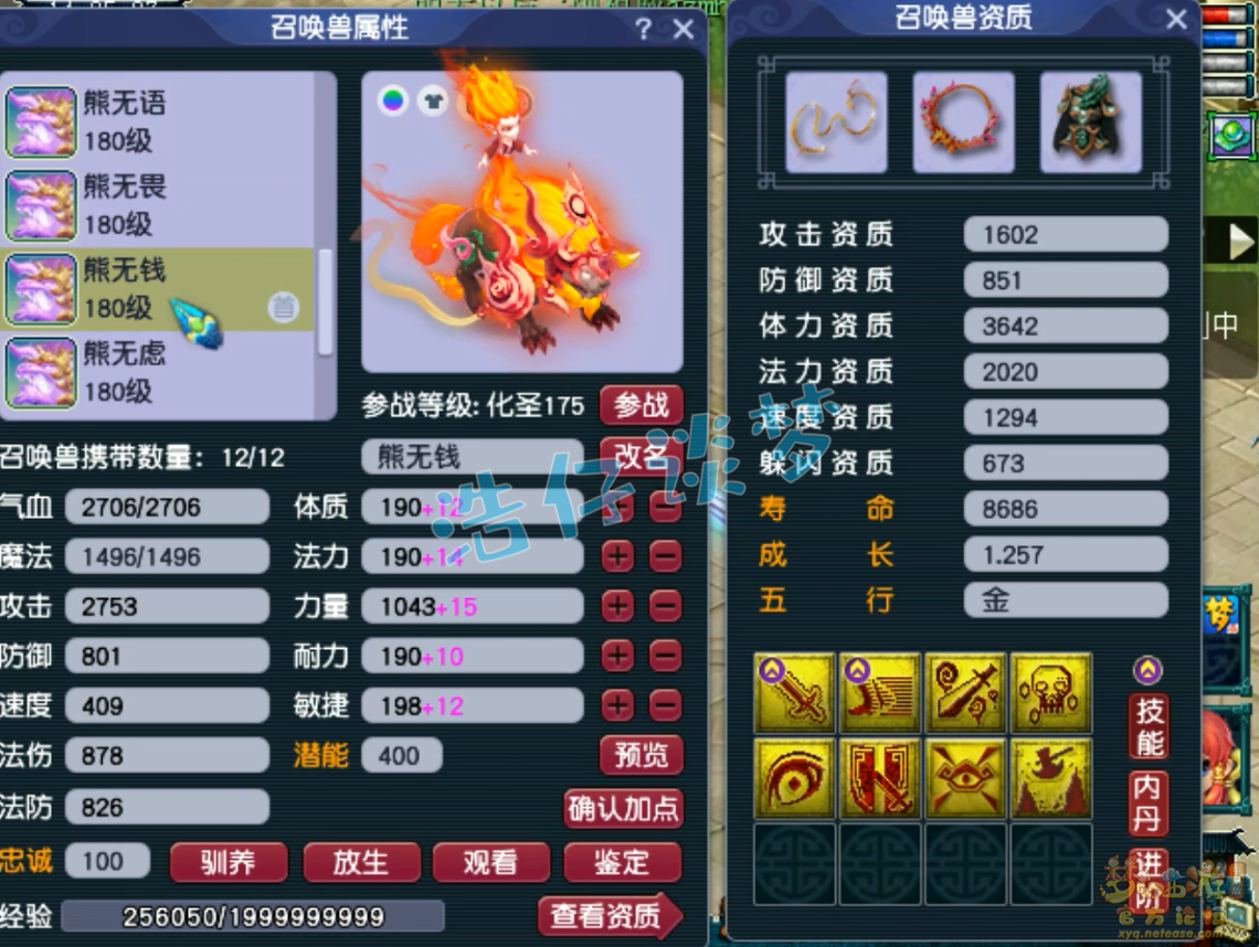 梦幻西游175服战五庄装备展示图