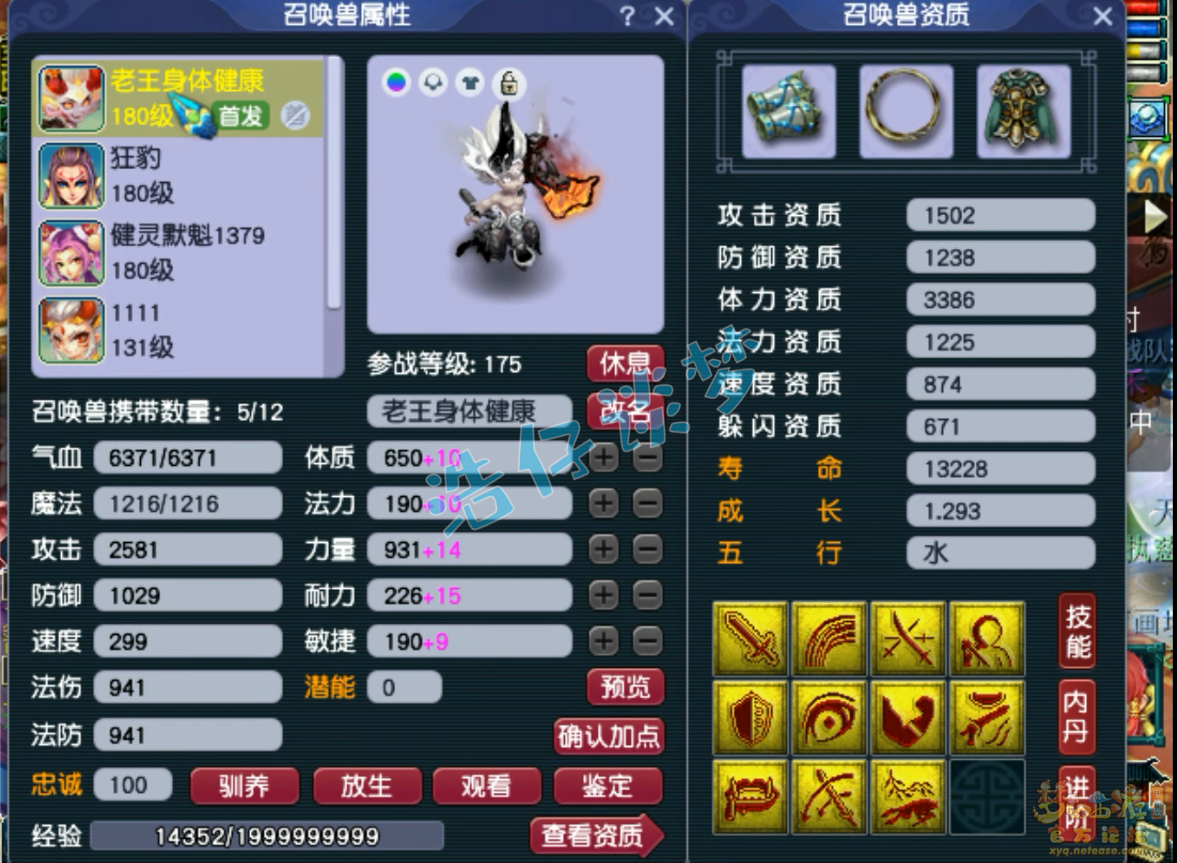 梦幻西游175物暴凌波城任务装备展示图