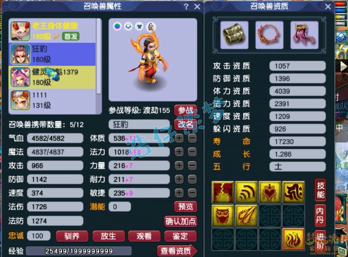 梦幻西游175物暴凌波城任务装备展示图