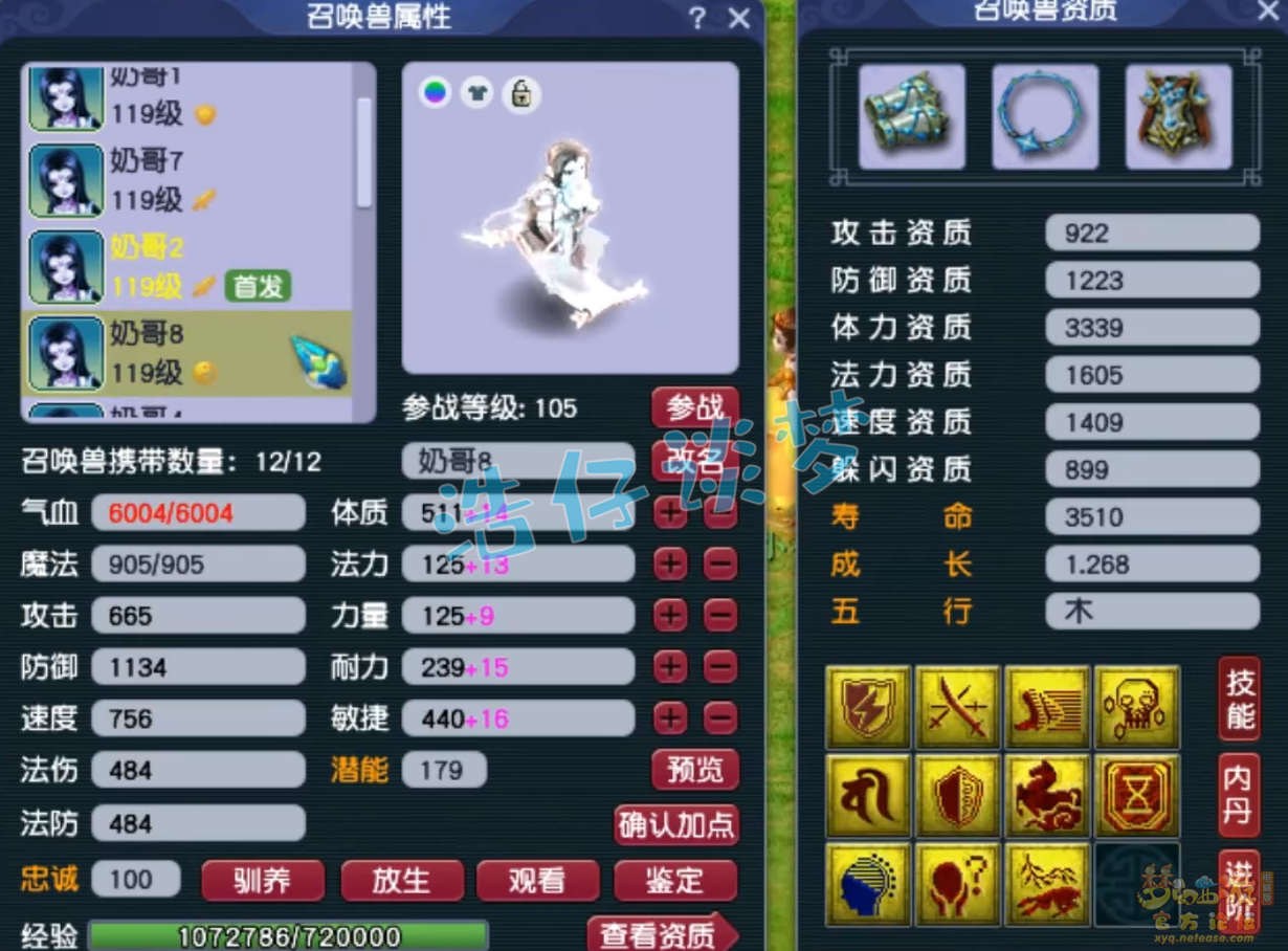 梦幻西游109级力地府装备展示图