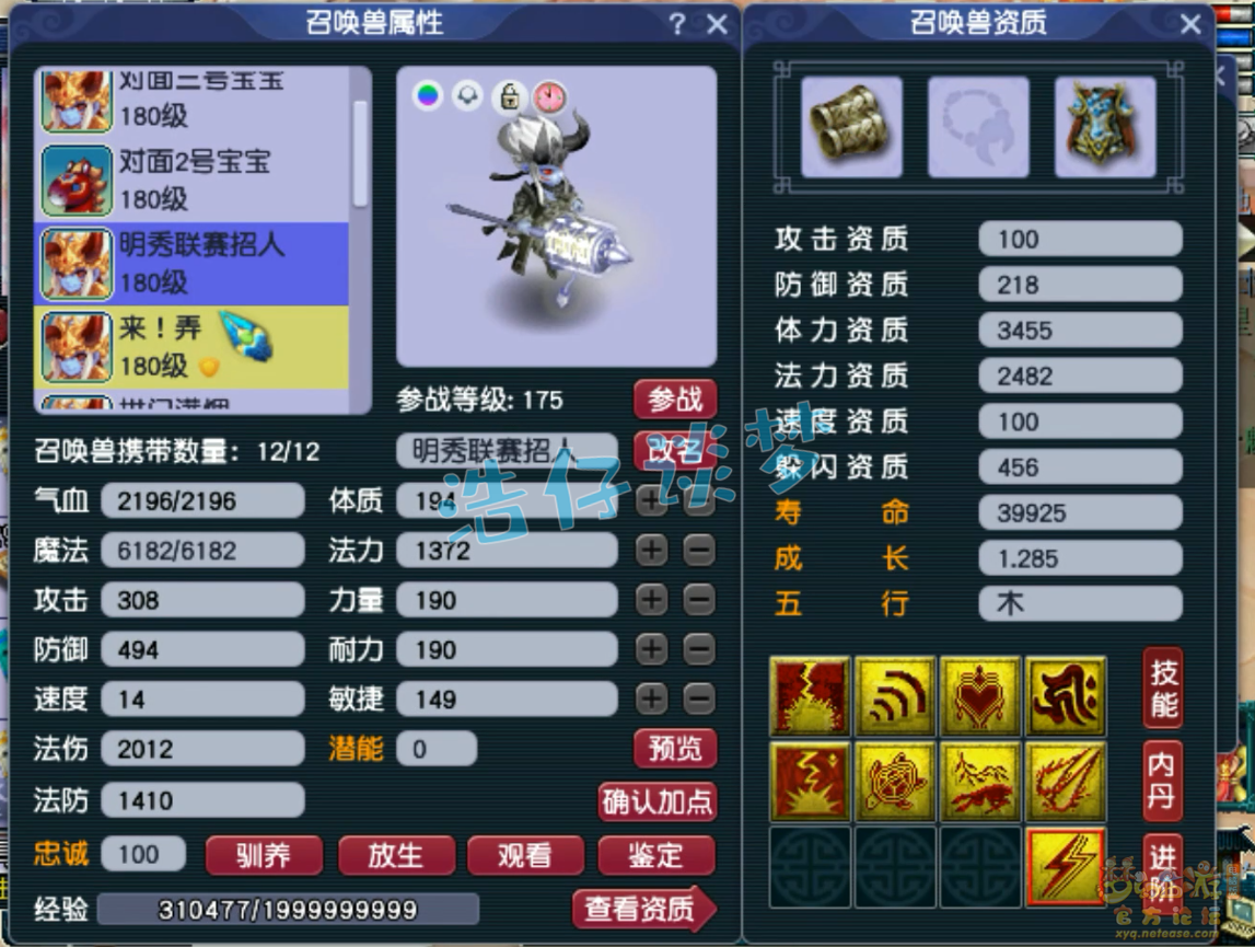 梦幻西游三攻175凌波城装备展示图