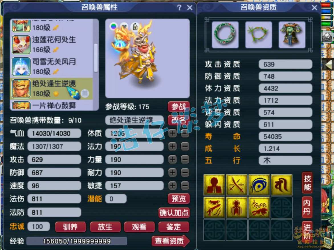 梦幻西游帮战凌波城装备展示图175级