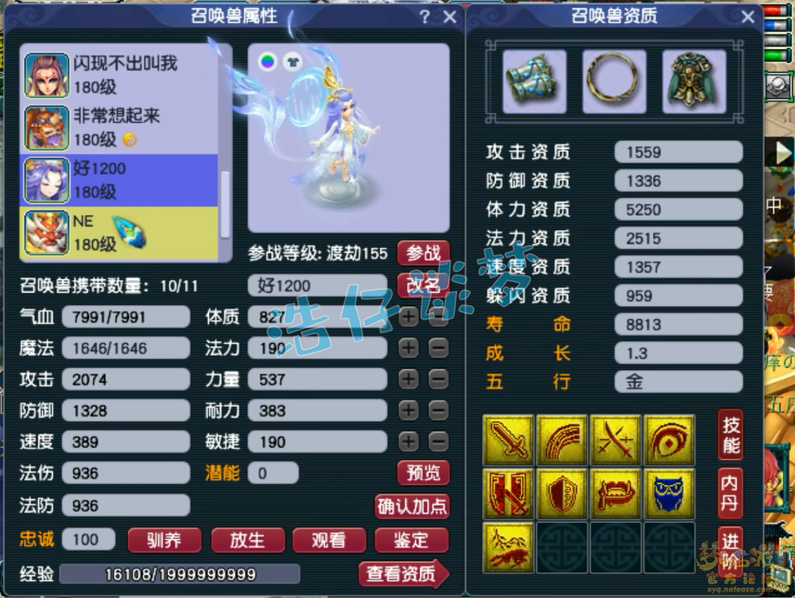 梦幻西游175级女儿村任务装备展示图