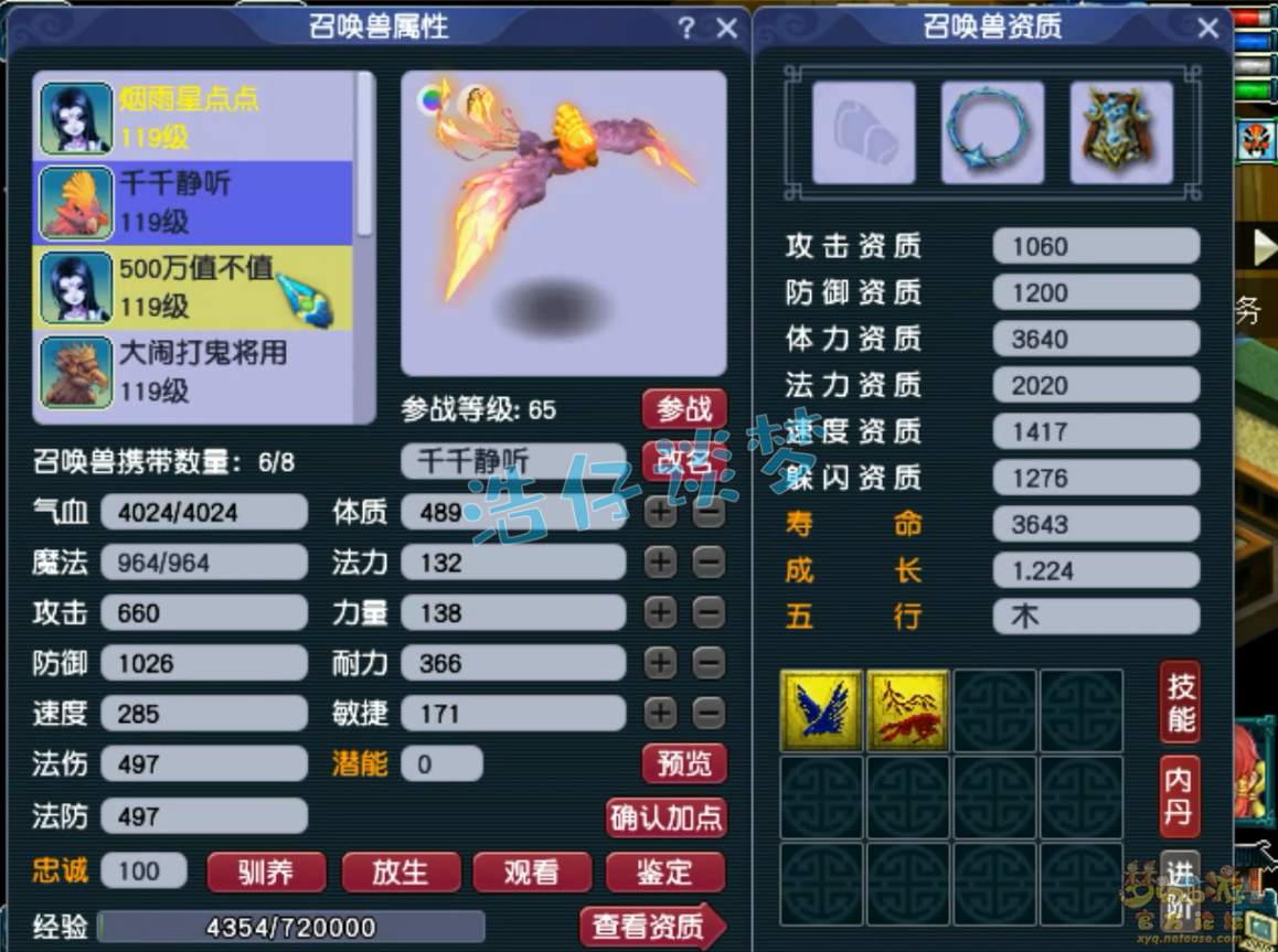 梦幻西游109级无底洞装备展示图