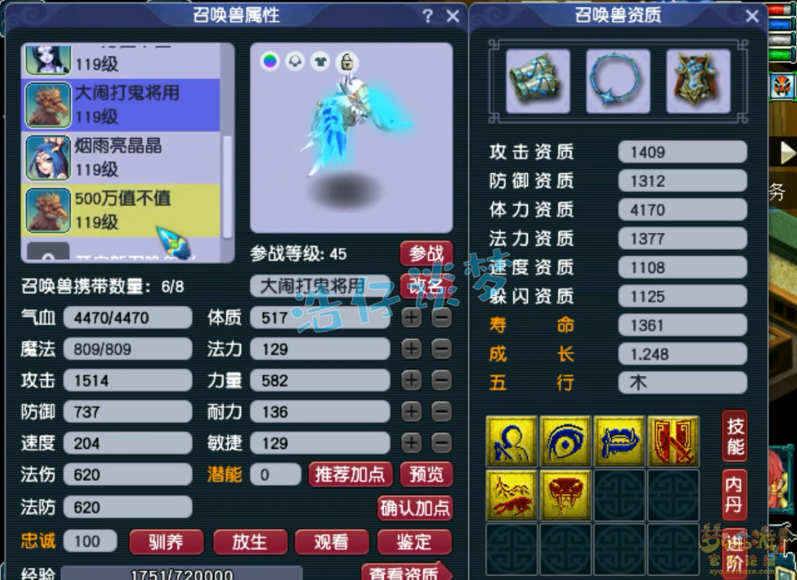 梦幻西游109级无底洞装备展示图