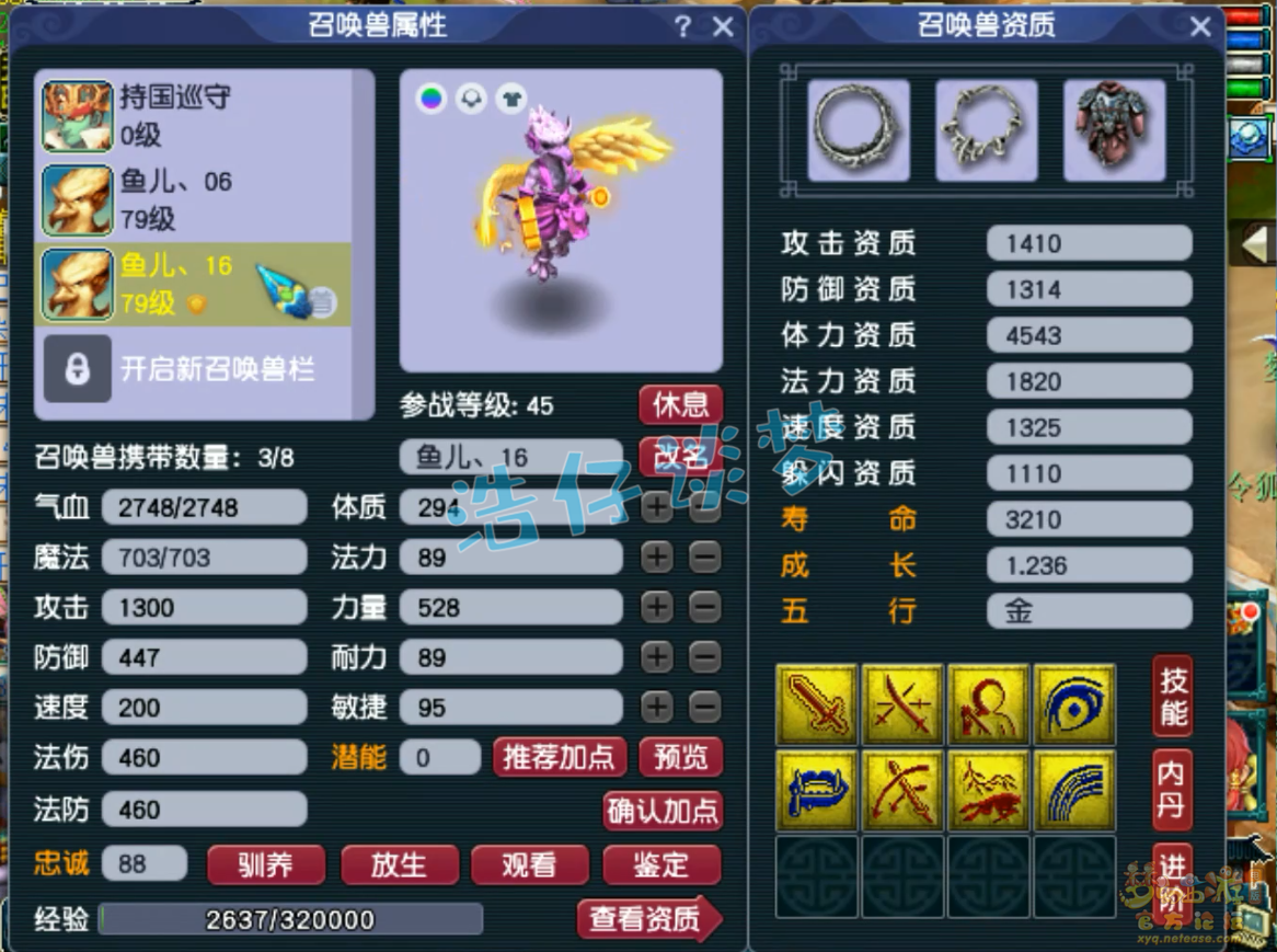 梦幻西游69级任务普陀山装备展示图