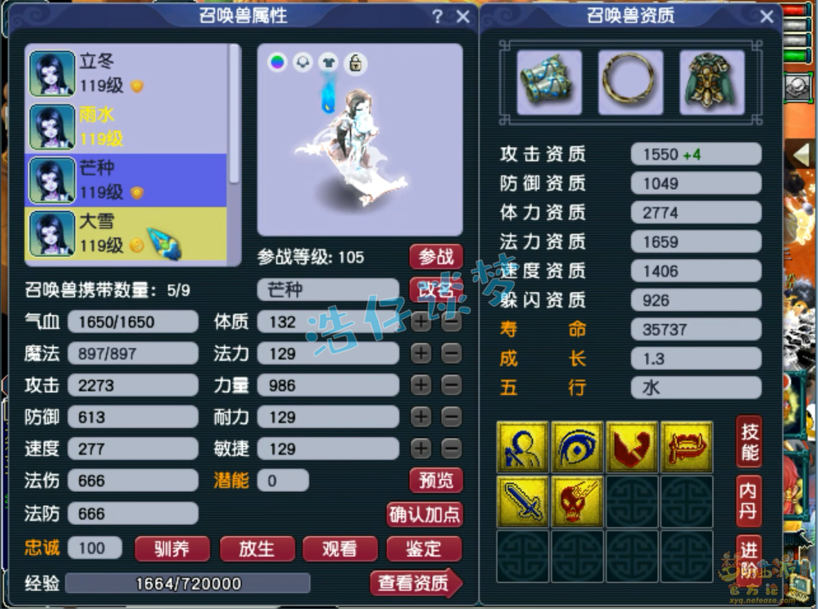 梦幻西游龙宫109百套装备展示图