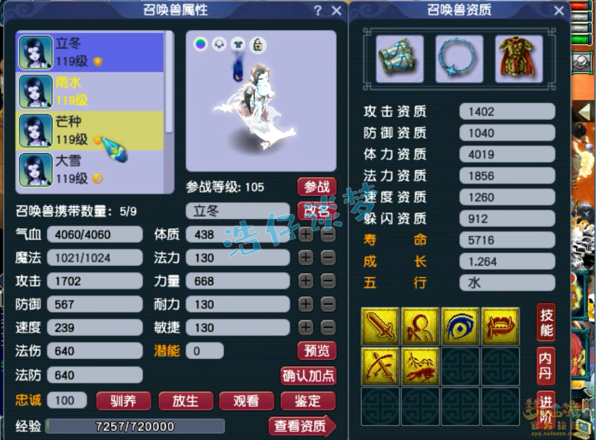 梦幻西游龙宫109百套装备展示图