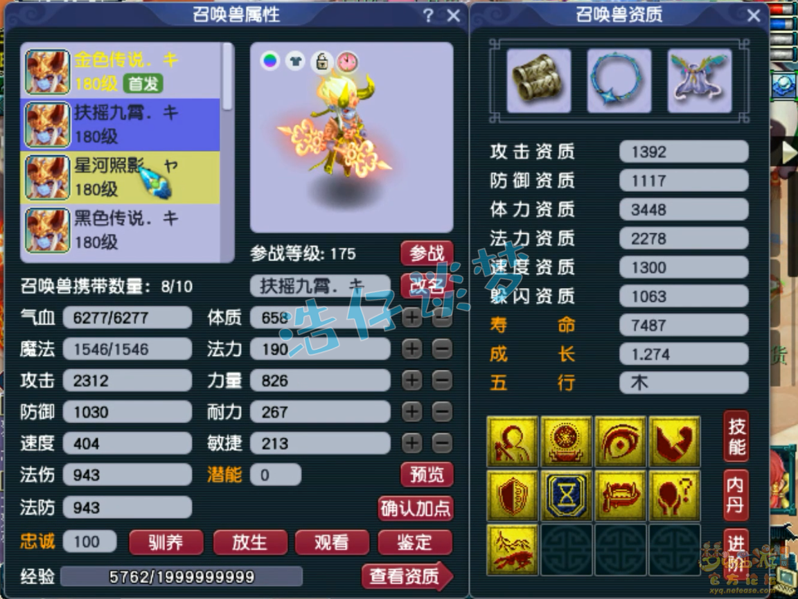 梦幻西游神木林帮战装备展示图175级