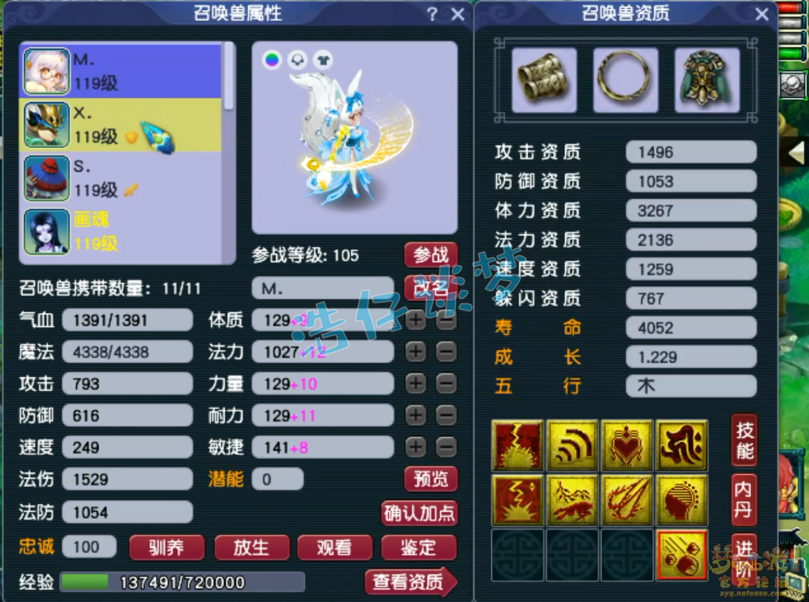 梦幻西游109级天地化生寺装备展示图