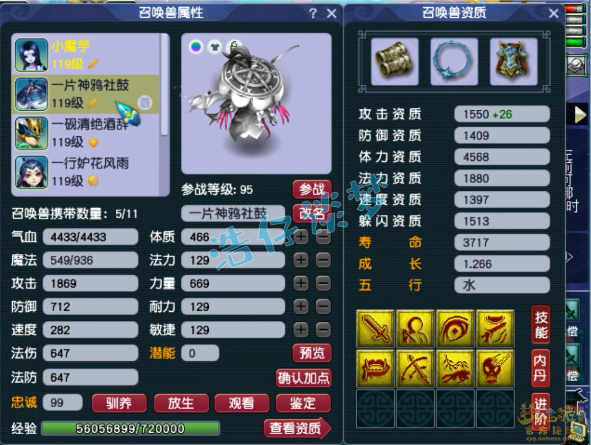 梦幻西游固伤无底洞109级装备展示图