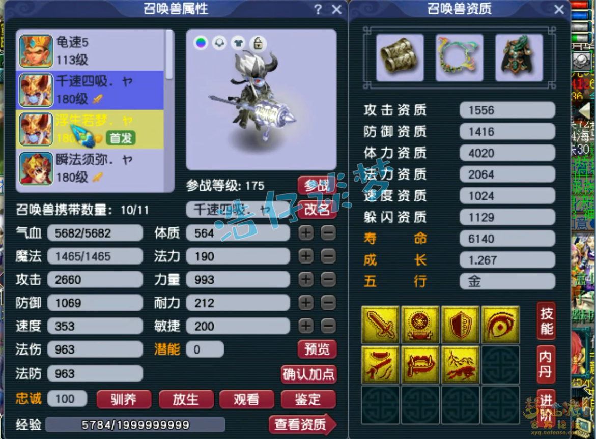 梦幻西游帮战化生寺装备175级展示图