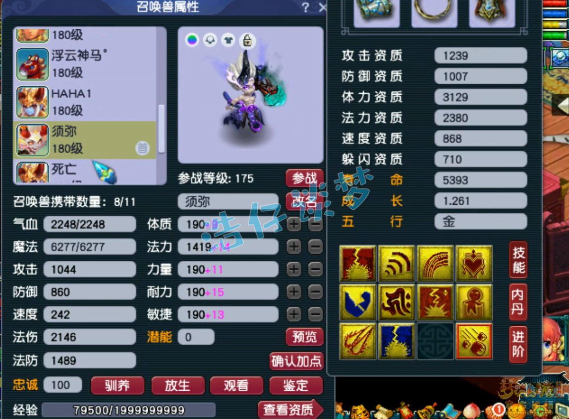 梦幻西游175凌波城装备展示图