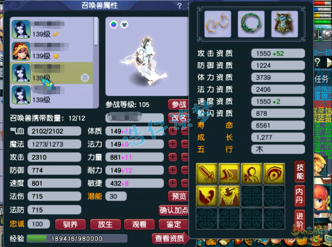 梦幻西游花果山装备129级展示图