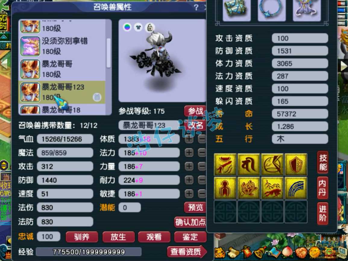 梦幻西游单挑魔方寸山装备展示图175级