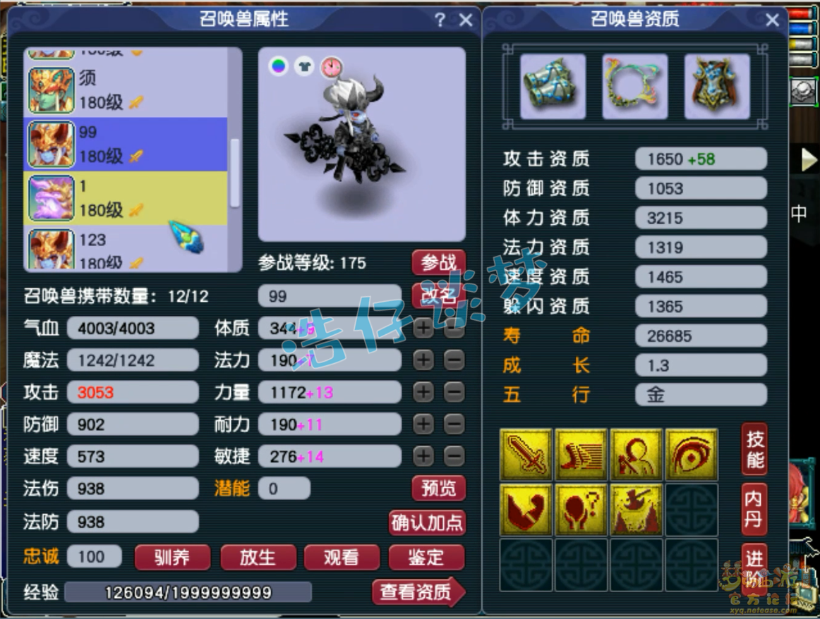 梦幻西游咒师普陀山装备展示图175级